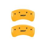 MGP 4 Caliper Covers Engraved Front & Rear MGP Yellow Finish Black Char 2005 Ford Thunderbird