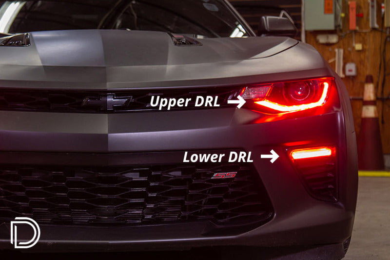 Diode Dynamics 16-18 Chevrolet Camaro RGBWA Lower DRL Boards