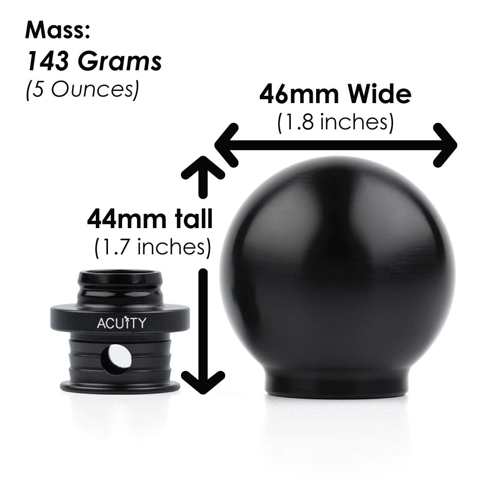 POCO Insulated Low-Profile Shift Knob in Black (M10X1.5)