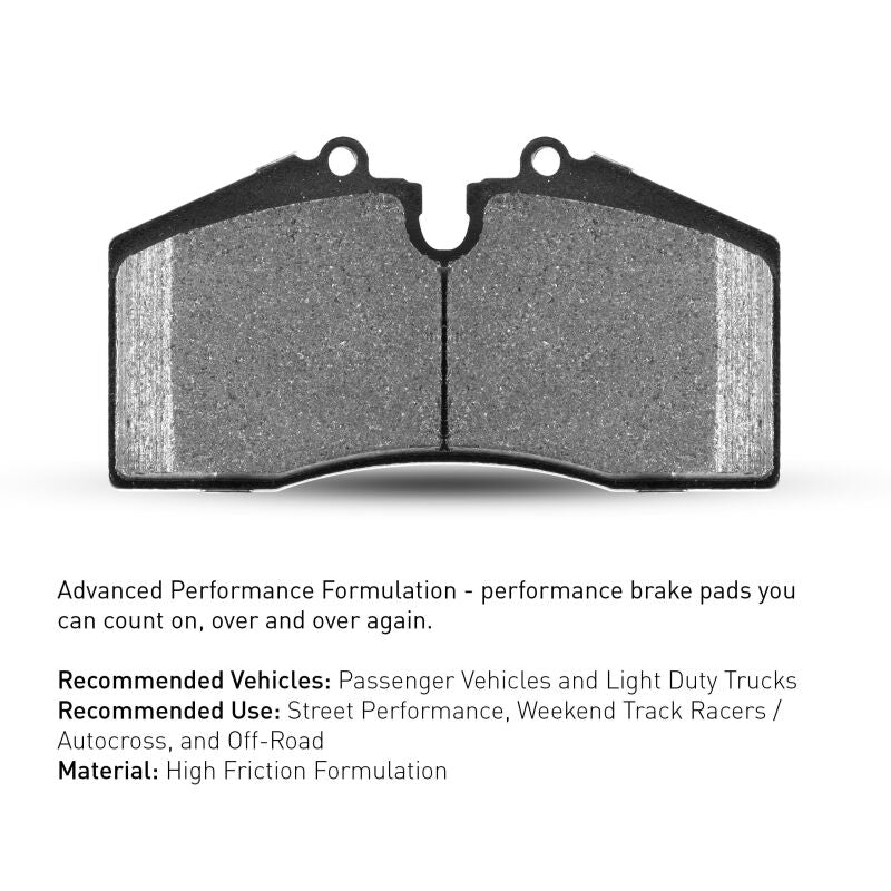 R1 08-17 Audi SQ5 Rear Performance Sport Brake Pads