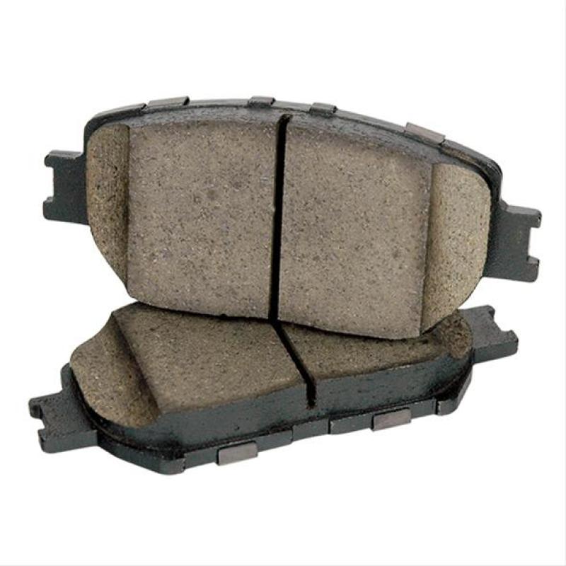 Centric Posi-Quiet Ceramic Brake Pads w/Shims & Hardware - Front/Rear