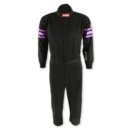 RaceQuip Purple Trim SFI-1 JR. Suit - Kids Small