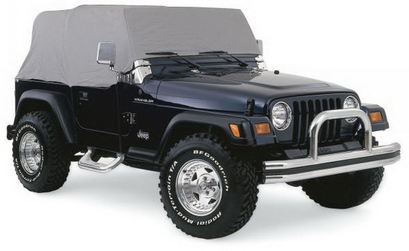 Rampage 1987-1991 Jeep Wrangler(YJ) Cab Cover With Door Flaps - Grey