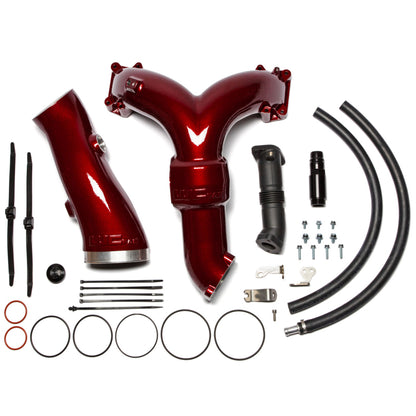 Wehrli 20-26 Power Stroke 6.7L High Flow Y-Bridge Kit - Bronze Chrome