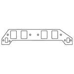 Cometic  GM Gen-V/VI BB V8 .094in Fiber Intake Mani Gskt Set-2.460in x 1.860in Rect. Ports