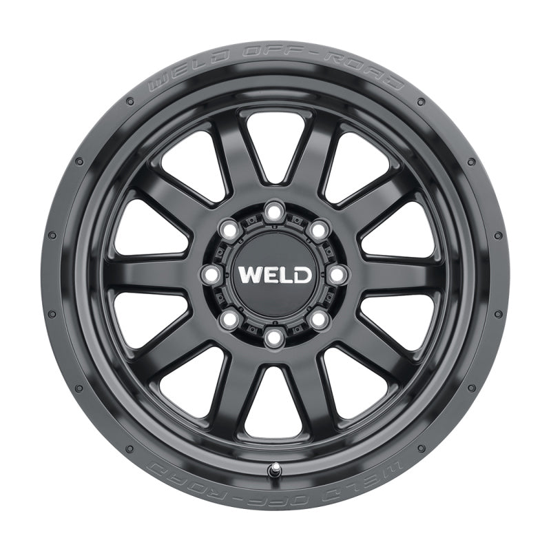 Weld Off-Road W101 20X9.0 Stealth 8X180 ET00 BS5.00 Satin Black 124.3