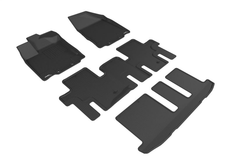 3D MAXpider 13-20 Infiniti QX60 / JX 2013 Kagu Black Full Set