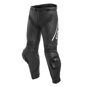 Dainese Delta 3 Perforated Leather Pants Black/White Size - 58