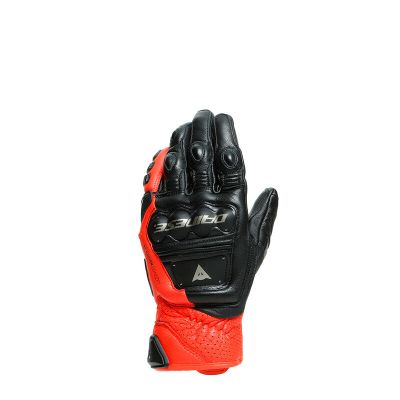 Dainese 4-Stroke 2 Gloves Black/Fluorescent-Red - Large