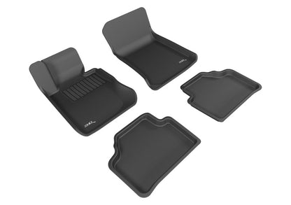 3D MAXpider 2013-2015 BMW X1 E84 Kagu 1st 2nd Row Floormats - Black