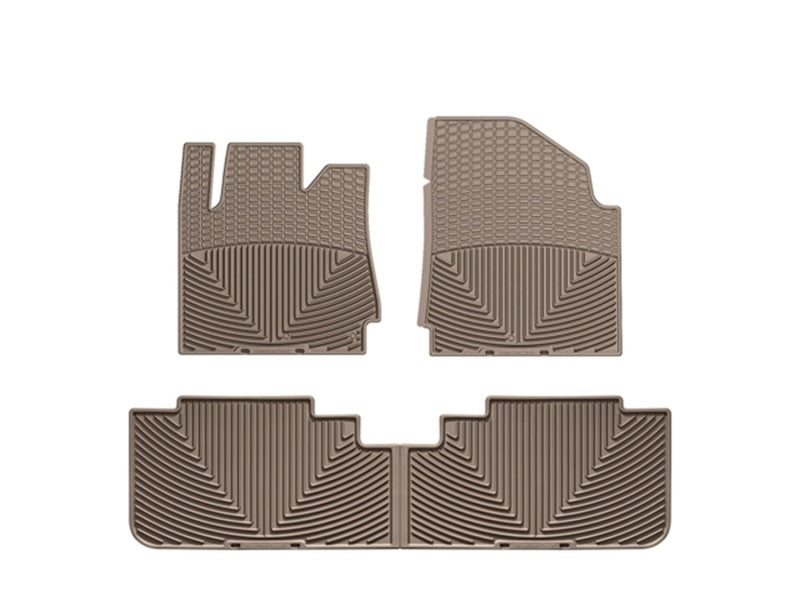 WT Rubber Mats - Front - Tan