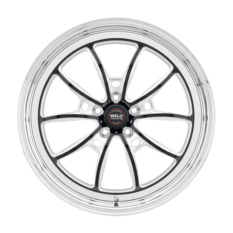 Weld S80 17x9 / 5x127 BP / 6.2in. BS (+30 Offset) Black Wheel 3.18 ID (High Pad) - Non-Beadlock