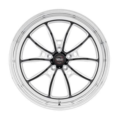 Weld S80 17x9 / 5x127 BP / 6.2in. BS (+30 Offset) Black Wheel 3.18 ID (High Pad) - Non-Beadlock