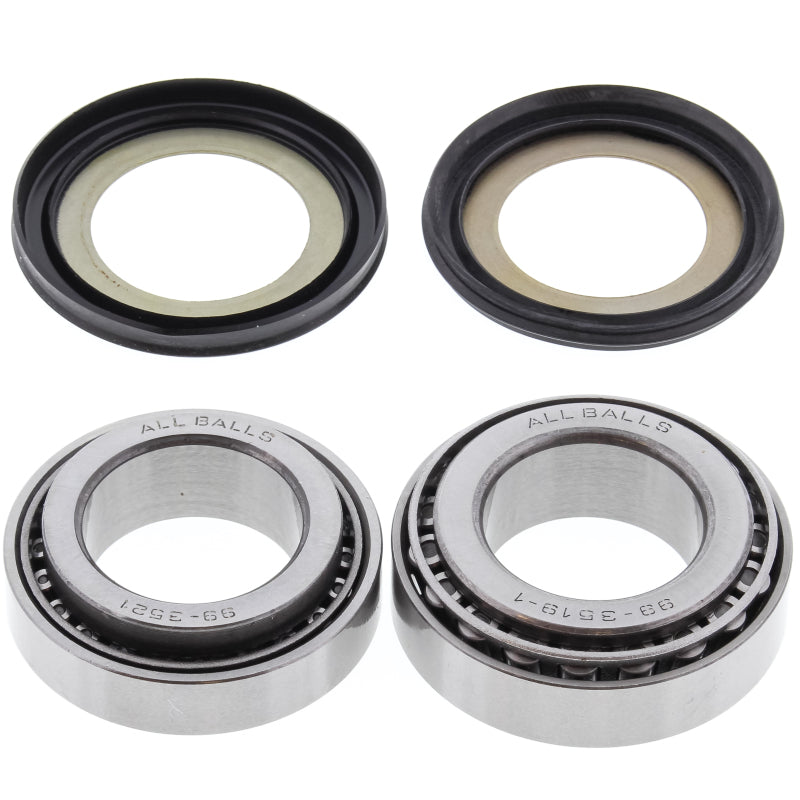 All Balls Racing 02-10 Yamaha XV1700 Road Star Warrior Steering Bearing Kit