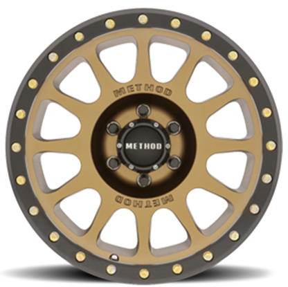 Method MR305 17x8.5 25mm Offset 6x120 83mm Centerbore Method Bronze - Matte Black