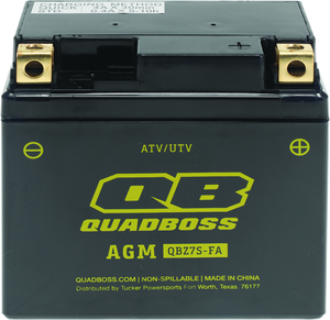 QuadBoss Maintenance-Free AGM Battery QBSZ7S-FA