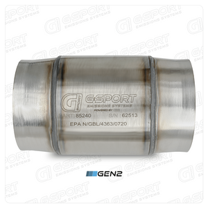 GESI G-Sport 400 CPSI GEN 2 EPA Compliant 4in Inlet/Out Catalytic Converter-4.5in x 4in 500-850HP