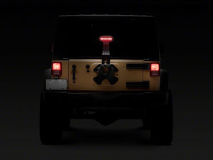 Raxiom 07-18 Jeep Wrangler JK Axial Series Hyper Flash LED Third Brake Light- Smoked