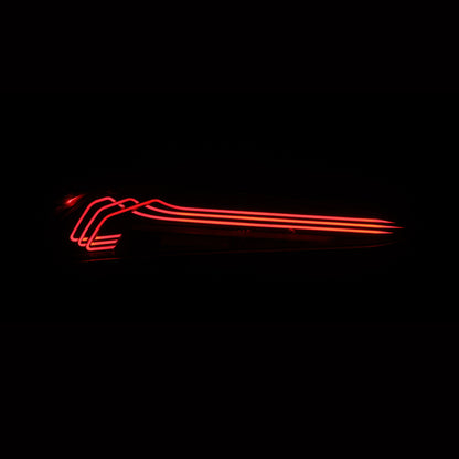 AlphaRex 20-24 Toyota Supra LUXX-Series Laser Style LED Tail Lights Black