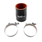 Wehrli 2.75in. x 3in. ID Straight Reducer 4.5in. Long Silicone Boot and Clamp Kit