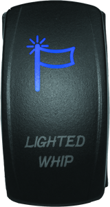 DragonFire Racing Lighted Switch Whip On/Off Blue