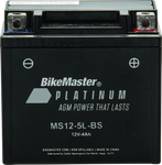 BikeMaster AGM Battery - MS12-5L-BS