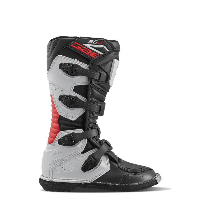 Gaerne SGJ Boot Black/White/Red Size Youth - 6