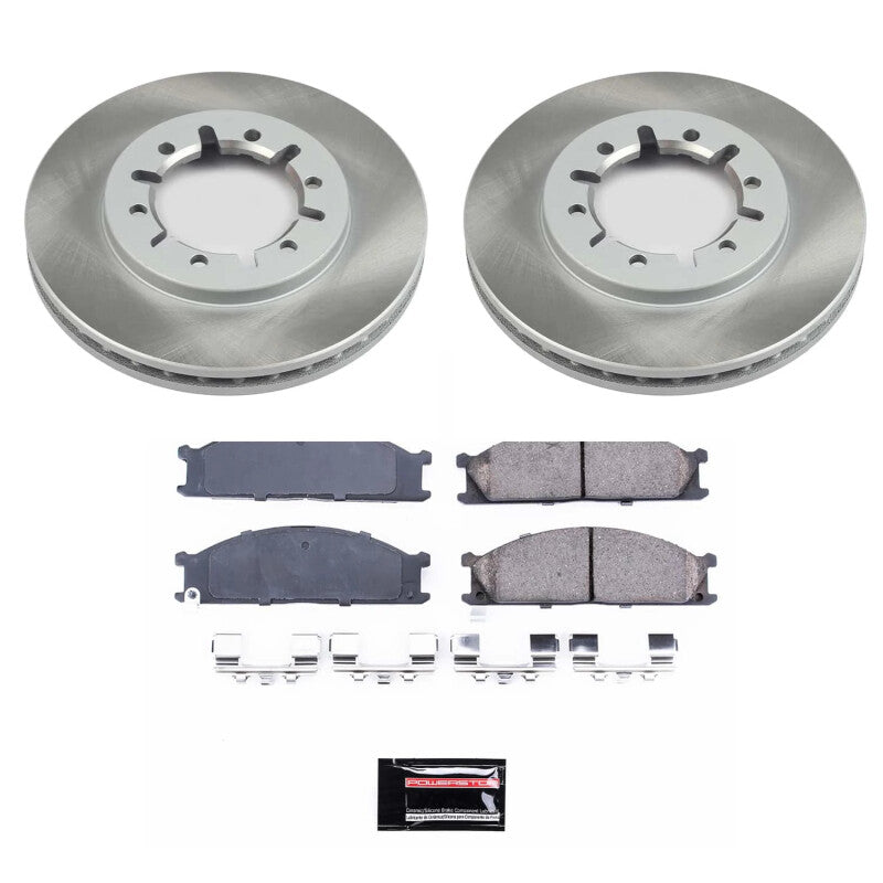 Power Stop 98-04 Nissan Frontier Front Semi-Coated Rotor Kit