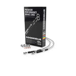 Goodridge 88-96 Yamaha FJ1200 Non A/Dive Race Clear Brake Lines