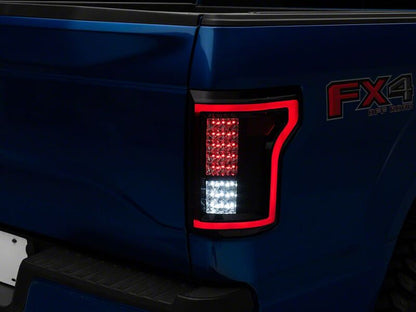 Raxiom 15-17 Ford F-150 LED Tail Lights- Black Housing- Clear Lens
