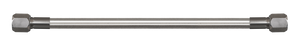 Goodridge 6in Universal Oil Line Assembly w/Clear Fittings