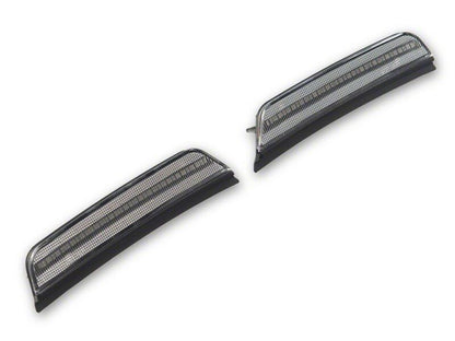 Raxiom 22-25 Jeep Grand Cherokee WK2 LED Front Side Marker Lights- Clear Lens- Amber LED