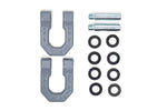 DV8 Offroad Elite Series D-Ring Shackles - Pair (Gray)