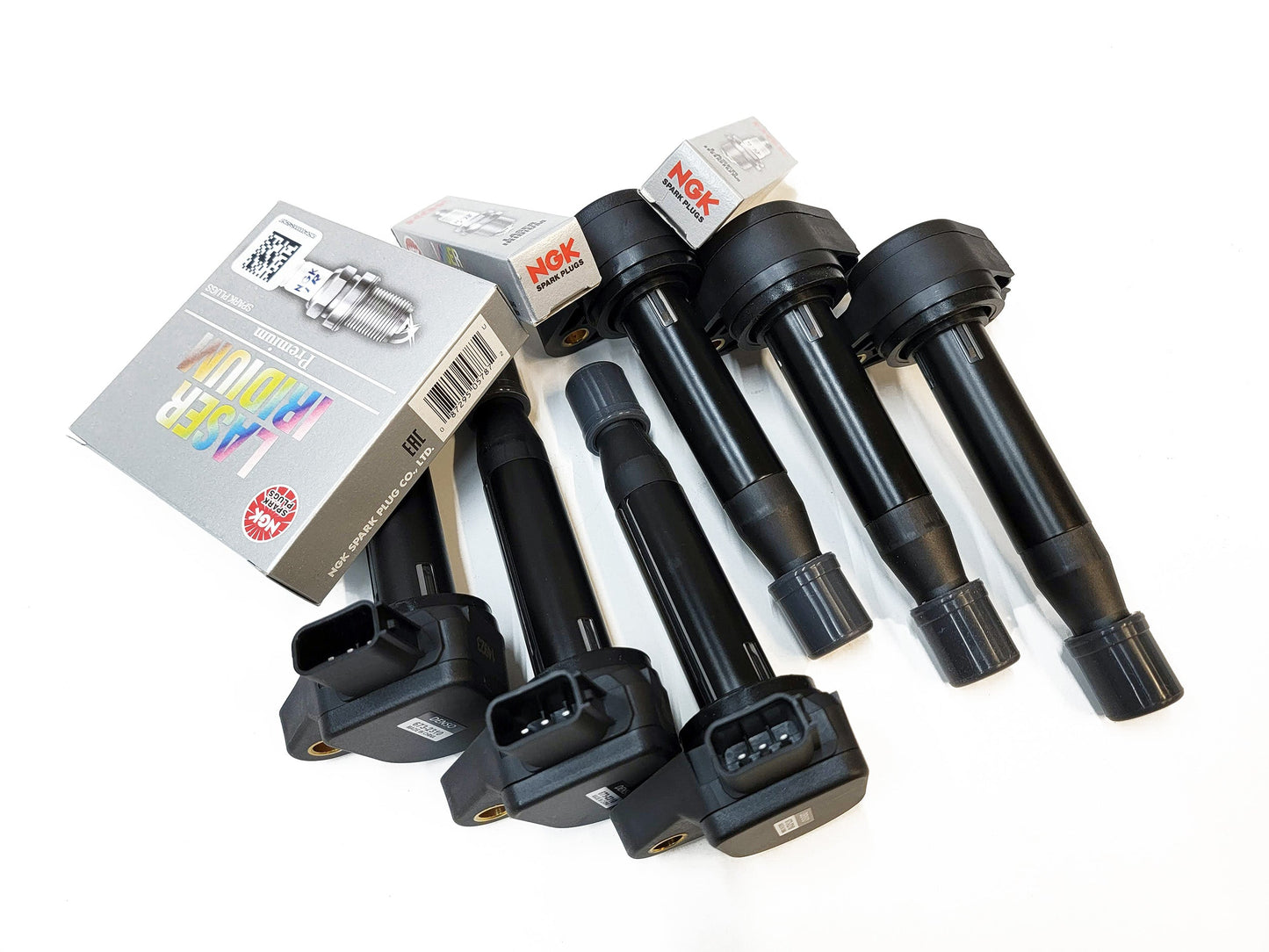 P2R PowerRevRacing - Denso Coils & NGK Plugs Combo for J30A4 & J30A5 - 03-07 Honda Accord V6