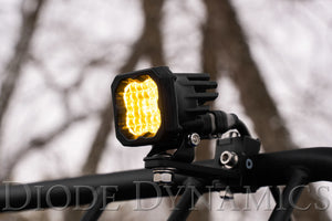 Diode Dynamics Stage Series C1 LED Pod Pro - Yellow Spot Standard ABL Each