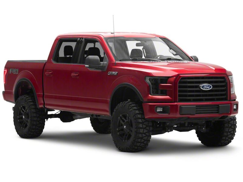 Raxiom 15-17 Ford F-150 CXR Series LED Headlights- Black Housing- Clear Lens