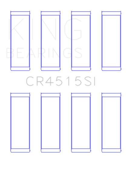 King Engine Bearings Ford/Mazda 2.0L Duratec (Size STD) Silicon Bi-Metal Aluminum Rod Bearing Set