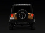 Raxiom 07-18 Jeep Wrangler JK Axial Series JL Style LED Tail Lights- BlkHousing- Red Lens