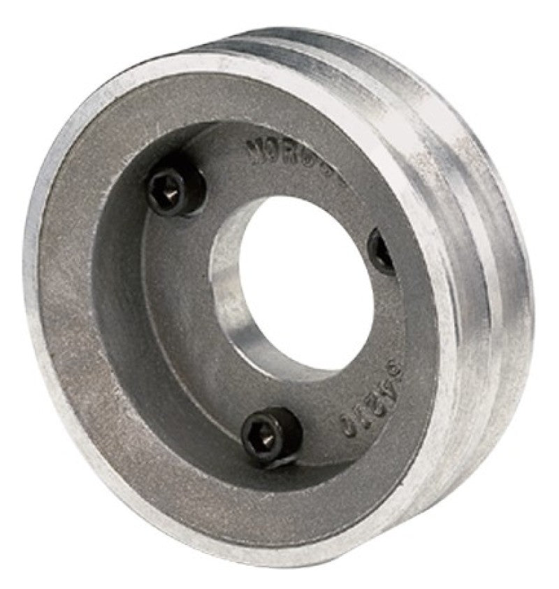 Moroso Chevrolet Small Block 302-350 (w/Long Pump) Crankshaft Pulley - Single Groove - Cast Aluminum