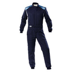 OMP First-S Overall Navy Blue/Cyan - Size 46 (Fia 8856-2018)