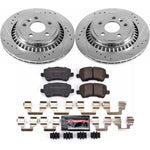 Power Stop 10-17 Volvo XC60 Rear Z23 Evolution Sport Brake Kit