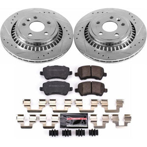 Power Stop 10-17 Volvo XC60 Rear Z23 Evolution Sport Brake Kit