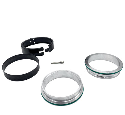 Granatelli 4.0in Dual Seal Double O-Ring Clamp Assembly