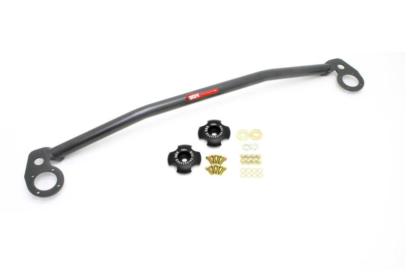 BMR 2010 5th Gen Camaro Front 2-Point Strut Tower Brace - Black Hammertone