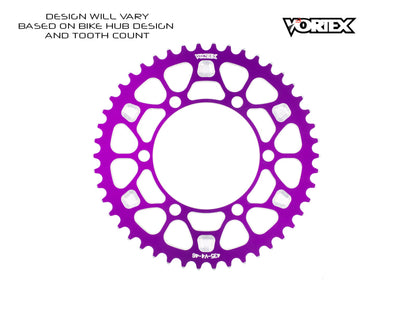 Vortex Racing V4 41 Tooth 520 Rear Sprocket - Purple