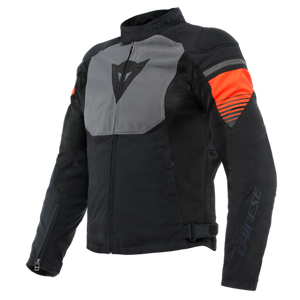 Dainese Air Fast Tex Jacket Black/Gray/Fluorescent-Red Size - 54