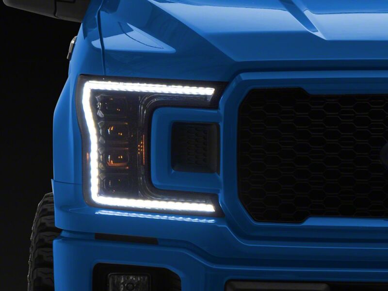 Raxiom 18-20 Ford F-150 CXR Series V2 LED Headlights- Black Housing- Clear Lens