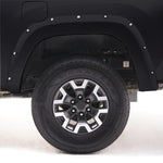 EGR 16+ Toyota Tacoma w/Mudflap Bolt-On Look Color Match Fender Flares - Set - Black