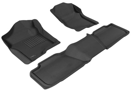 3D MAXpider 07-14 GMC Yukon w/ Bench 2nd Row Kagu Black Full Set