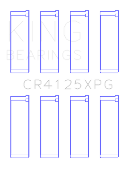 King Subaru EJ20/EJ22/EJ25 (Suites 52mm Journal Size) Tri-Metal Perf Rod Bearing Set - Size STDX